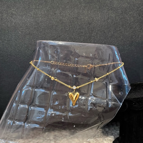 NEW 18k Gold Plated Ankle Bracelet Anklet - Picture 3 of 7